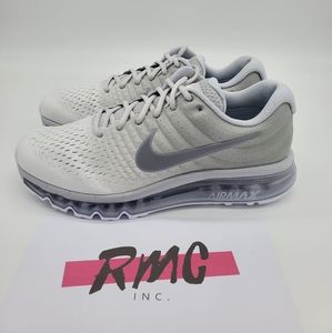 Nike Air Max 2017 White Wolf Grey Platinum Men's